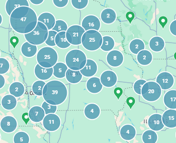 Hundreds of interactive maps